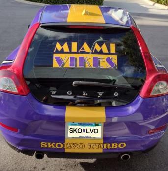 MIAMI VIKES skolvo turbo the one and only,most famous vikings vehicle in Florida